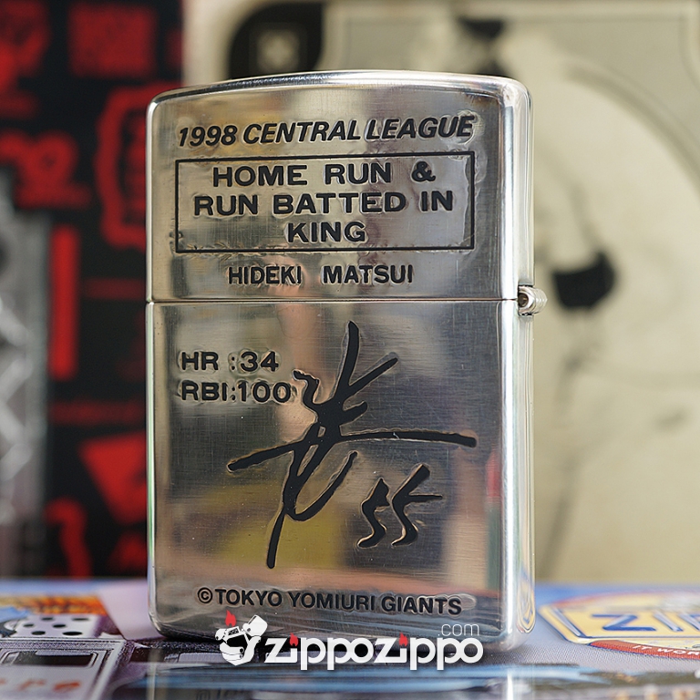 Zippo Cổ hideki matsui Sản Xuất Năm 1998