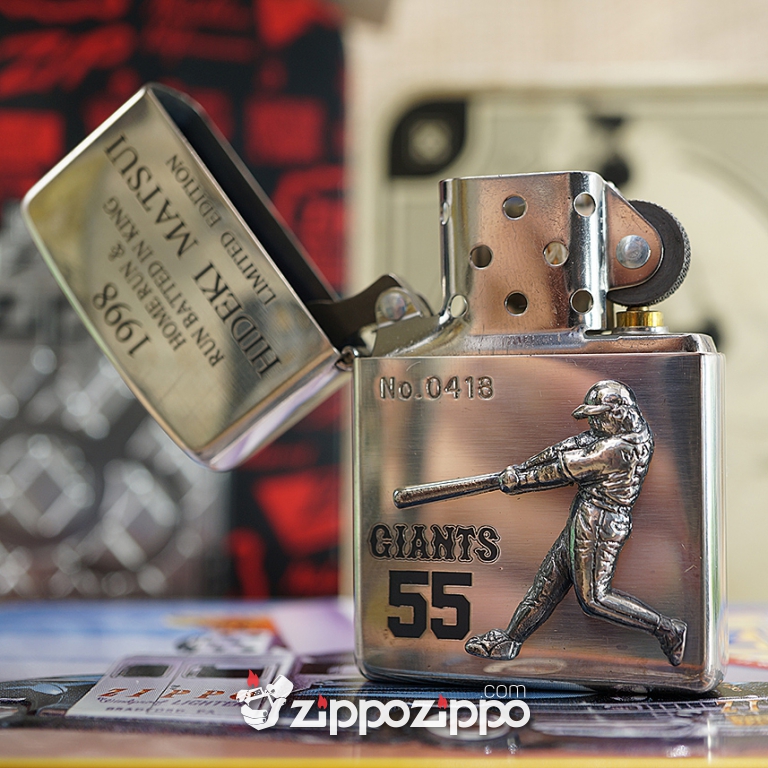 Zippo Cổ hideki matsui Sản Xuất Năm 1998