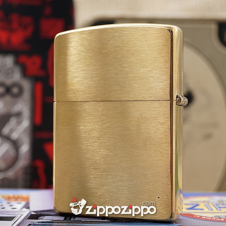 Zippo Cổ Solid Brass Sản Xuất Năm 1995