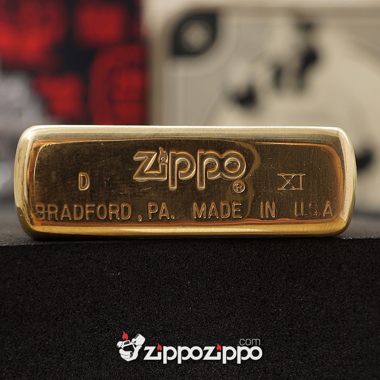 Zippo Cổ Solid Brass Sản Xuất Năm 1995