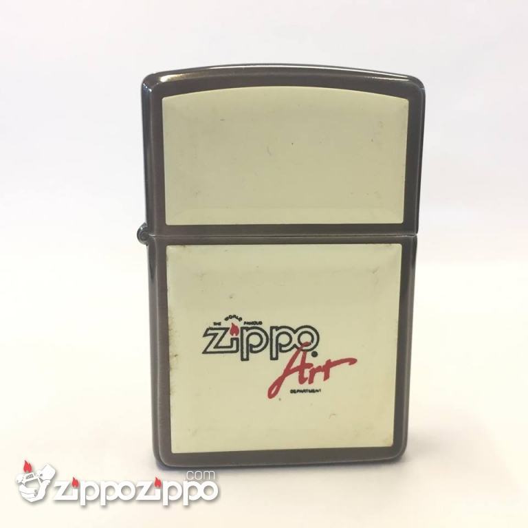 Zippo la mã đính đá khắc zippo air sản xuất năm 1994