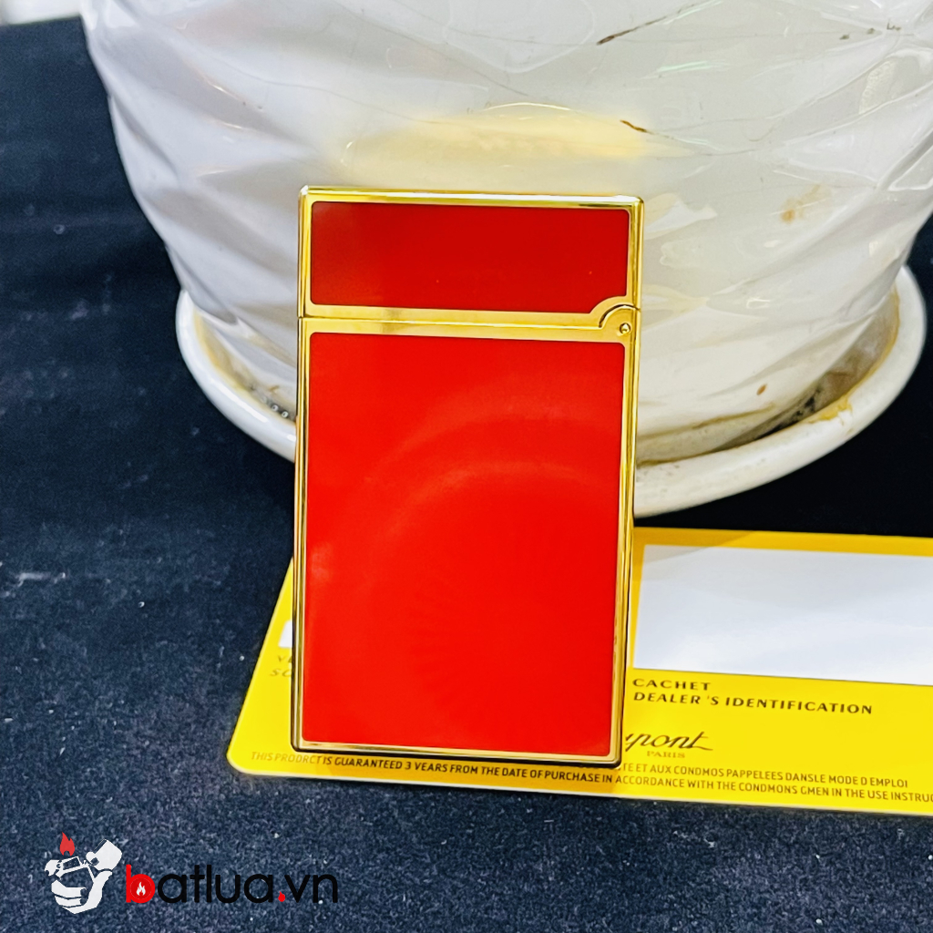Bật lửa S.T. Dupont Ferrari Đỏ – Vàng Cao Cấp - Dupont phong cách thể thao quý tộc