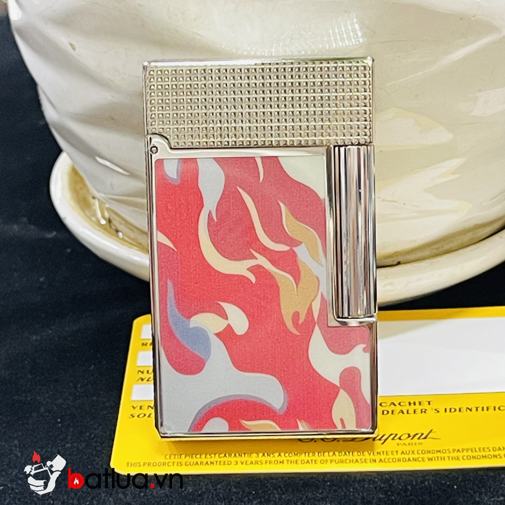 ật lửa S.T. Dupont Ligne 2 Hỏa Diệm Lưu Quang – Song Hỏa Vận Khí | Tuyệt tác men nghệ thuật Pháp