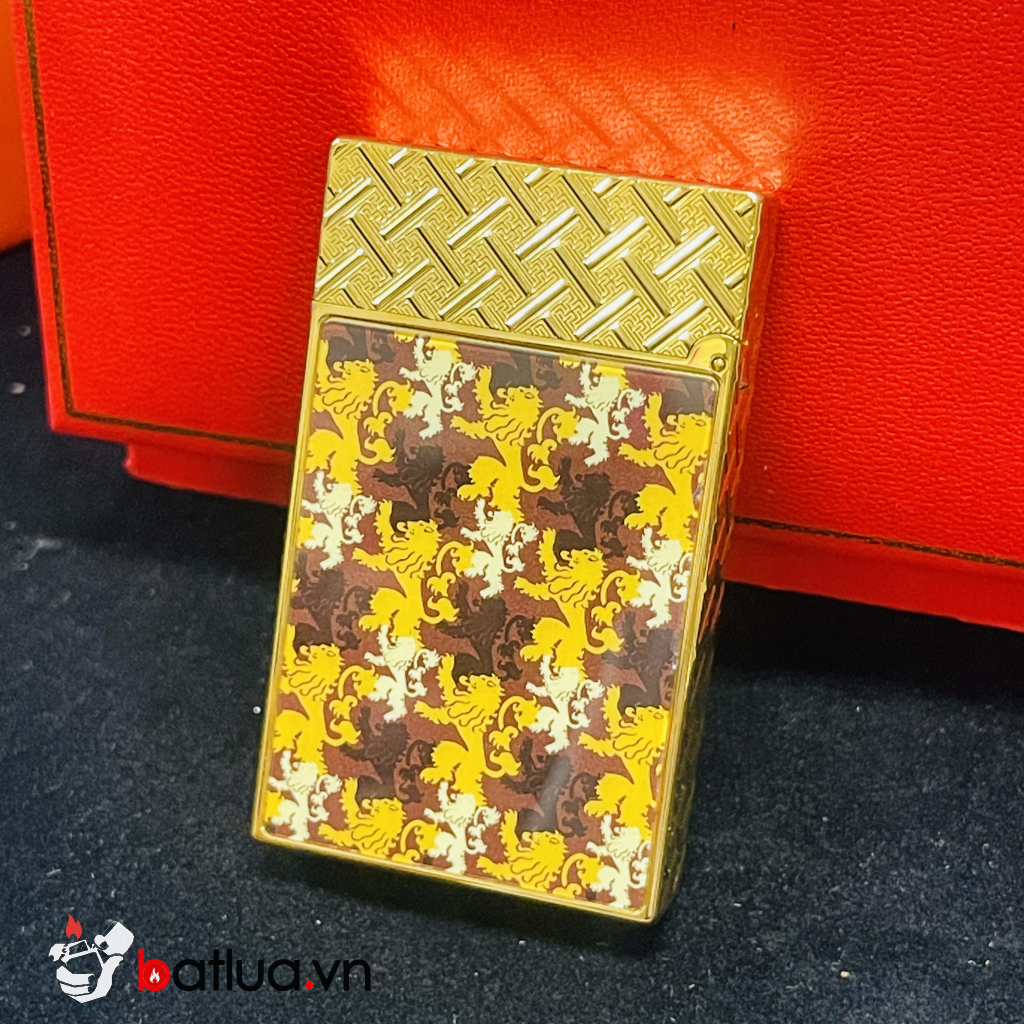 Bật lửa S.T. Dupont Ligne 2 Ngai Sắt Quyền Lực – Vương Tọa Vô Danh | Nghệ thuật men cao cấp Pháp