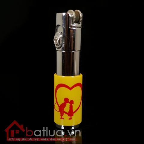 Bật lửa đánh đá lửa khò bọc bởi các hình đẹp mắt FOCUS