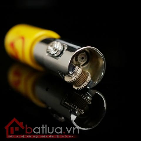 Bật lửa đánh đá lửa khò bọc bởi các hình đẹp mắt FOCUS