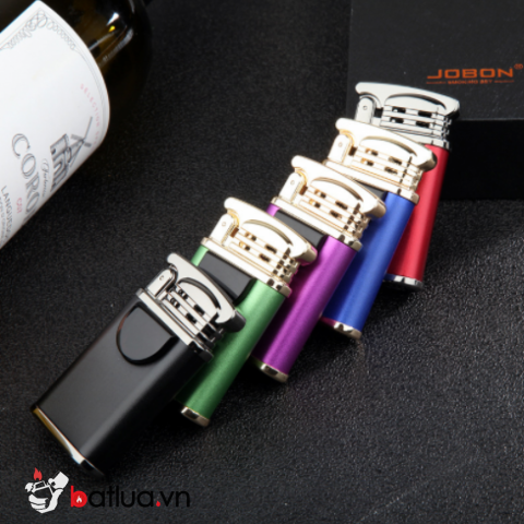 Bật Lửa Điện Cảm Ứng Chống Gió Tia Lửa Vòng Cung Kép Sạc USB Cao Cấp Zhongbang ZB170B Màu Đỏ