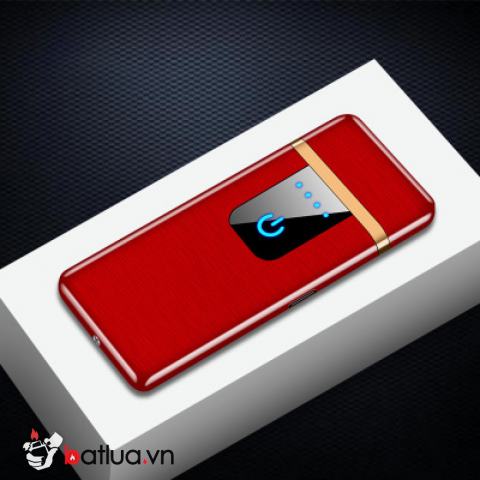 Bật lửa điện cảm ứng sạc USB TH767 màu đỏ
