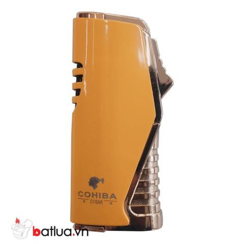 Bật Lửa Khò 3 Tia Cohiba COB 581 Yellow