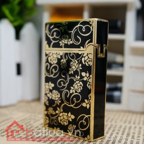 Bật lửa KUBOY chạm khắc hoa văn sắc sảo tinh tế KUBOY K1-12