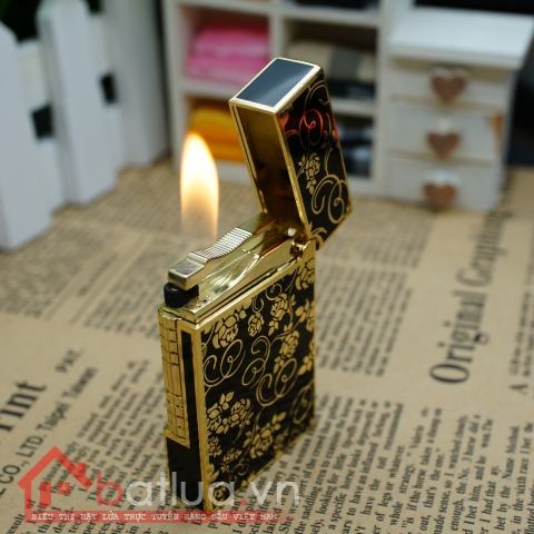 Bật lửa KUBOY chạm khắc hoa văn sắc sảo tinh tế KUBOY K1-12