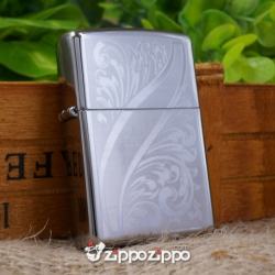 bật lửa mầu bạc khắc hoa văn sang trọng - Mã SP: ZPC1431