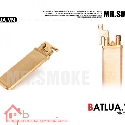 Bật lửa Mr. Smoke chính hãng Nhật Bản cấu tạo từ đồng nguyên chất Bihumanbu JP013