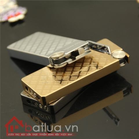 Bật lửa siêu mỏng đánh đá lửa khò kiểu dáng cổ XC-629