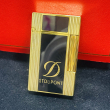 Bật lửa S.T. Dupont Ligne 2 Đen Huyền Quyền Lực – D Monogram Hoàng Kim | Tối giản, đẳng cấp, bản lĩnh