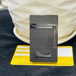 Bật lửa S.T. Dupont Ligne 2 Đen Obsidian – Vân Kim Cương Cổ Điển | Phong cách quyền lực tối giản - Mã SP: DHK0350