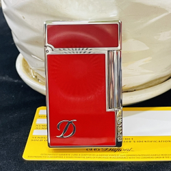 Bật lửa S.T. Dupont Ligne 2 Đỏ Signature – Chữ Ký “D” Kinh Điển | Phong cách tinh gọn chuẩn mực - Mã SP: DHK0352