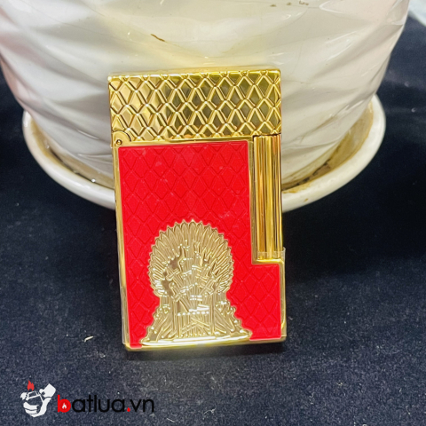 Bật lửa S.T. Dupont Ligne 2 Ngai Vàng Vương Quyền – Hỏa Đỏ Quyền Lực | Biểu tượng uy quyền & địa vị