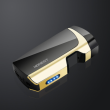 Bật Lửa HONEST Tia Lửa Điện  CẢm Ứng Vân Tay Sáng Tạo Sạc USB Màu Đen