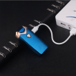 Bật Lửa Tia Lửa Điện Sạc USB Kiểu Dáng Sang Trọng Màu Vàng Hồng ZB-390