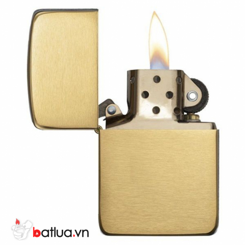 Bật Lửa Zippo 1941B Đồng Vàng Xước Vân Ngang - SKU 1941B – Zippo 1941 Replica Brushed Brass