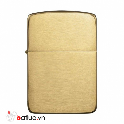 Bật Lửa Zippo 1941B Đồng Vàng Xước Vân Ngang - SKU 1941B – Zippo 1941 Replica Brushed Brass