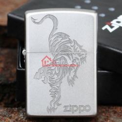 Bật lửa Zippo chính hãng bạc khắc hổ - Mã SP: BL09949
