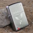 Bật lửa Zippo chính hãng bạc khắc trái tim I LOVE YOU