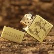 Bật lửa Zippo chính hãng chất liệu đồng hình song mã