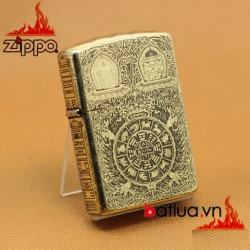 Bật lửa Zippo chính hãng đồng khắc kiếp luân hồi - Mã SP: ZPC0343