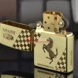 Bật lửa Zippo chính hãng đồng nhẹ khắc Ferrari