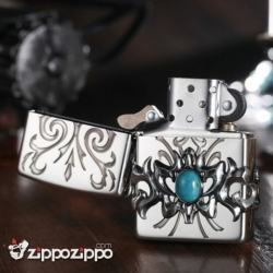 Bật Lửa  Zippo Chính Hãng Họa Tiết Ấn Độ Đính Ngọc - Mã SP: ZPC1616