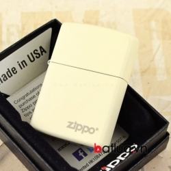 Bật lửa Zippo Chính Hãng màu Trắng Sữa - Mã SP: ZPC2096