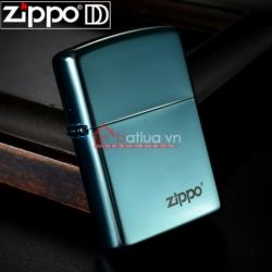 Bật lửa Zippo chính hãng màu xanh ngọc bích - Mã SP: BL09953