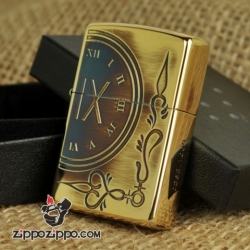 Bật lửa Zippo chuông đồng hồ cổ - Mã SP: ZPC0995