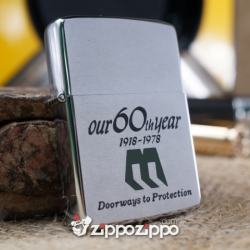 bật lửa zippo cổ out 60th year 1978 - Mã SP: ZPC1564