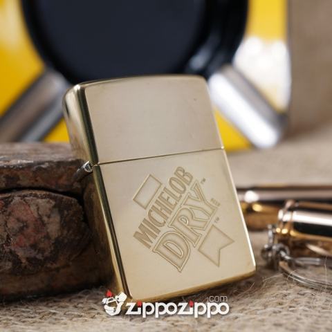 bật lửa zippo cổ vỏ đồng Mechelob sarnxuaats năm 1993