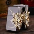 Bật lửa Zippo đen khắc viền trái tim