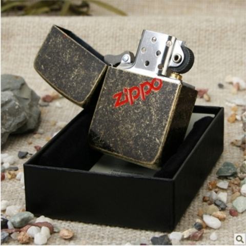 Bật lửa Zippo Đồng khắc chữ phiên bản Vintage 1941