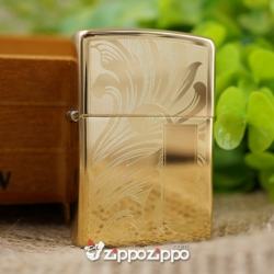 BẬT LỬA ZIPPO ĐỒNG KHẮC HOA VĂN Ý - Mã SP: ZPC1469