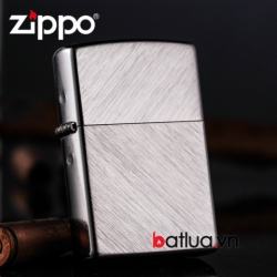 Bật lửa Zippo hoa văn xước đan chéo - Mã SP: ZPC1220