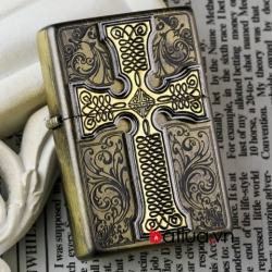 Bật lửa Zippo khắc hoa văn Keliduosi - Mã SP: ZPC0435