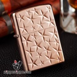 Bật lửa Zippo khắc nhiều ngôi sao một mặt - Mã SP: ZPC0963