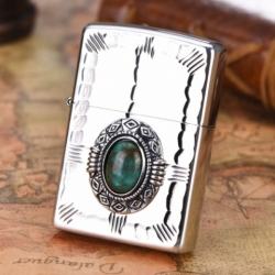 Bật lửa Zippo mạ bạc đính đá Limited Edition - Mã SP: ZPC0389
