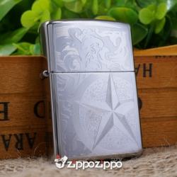 Bật lửa zippo mầu bạc khắc huân chương việt nam - Mã SP: ZPC1443