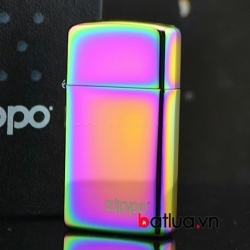 Bật lửa zippo Mỹ chính hãng bản hẹp 7 màu - Mã SP:  ZPC1280