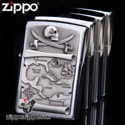 Bật lửa Zippo phiên bản Pirates of the Caribbean Treasure Map