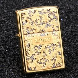 Bật lửa Zippo trạm khắc hoa văn Silver Wind Arabesque - Mã SP: ZPC0384