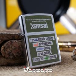 bật ửa zippo cổ kansan sản xuất năm 1996 - Mã SP: ZPC1546