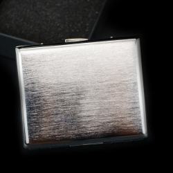 Hộp đựng thuốc lá teampistol kim loại mầu bạc trơn giản dị ( loại 16 điếu) - Mã SP: BL01638